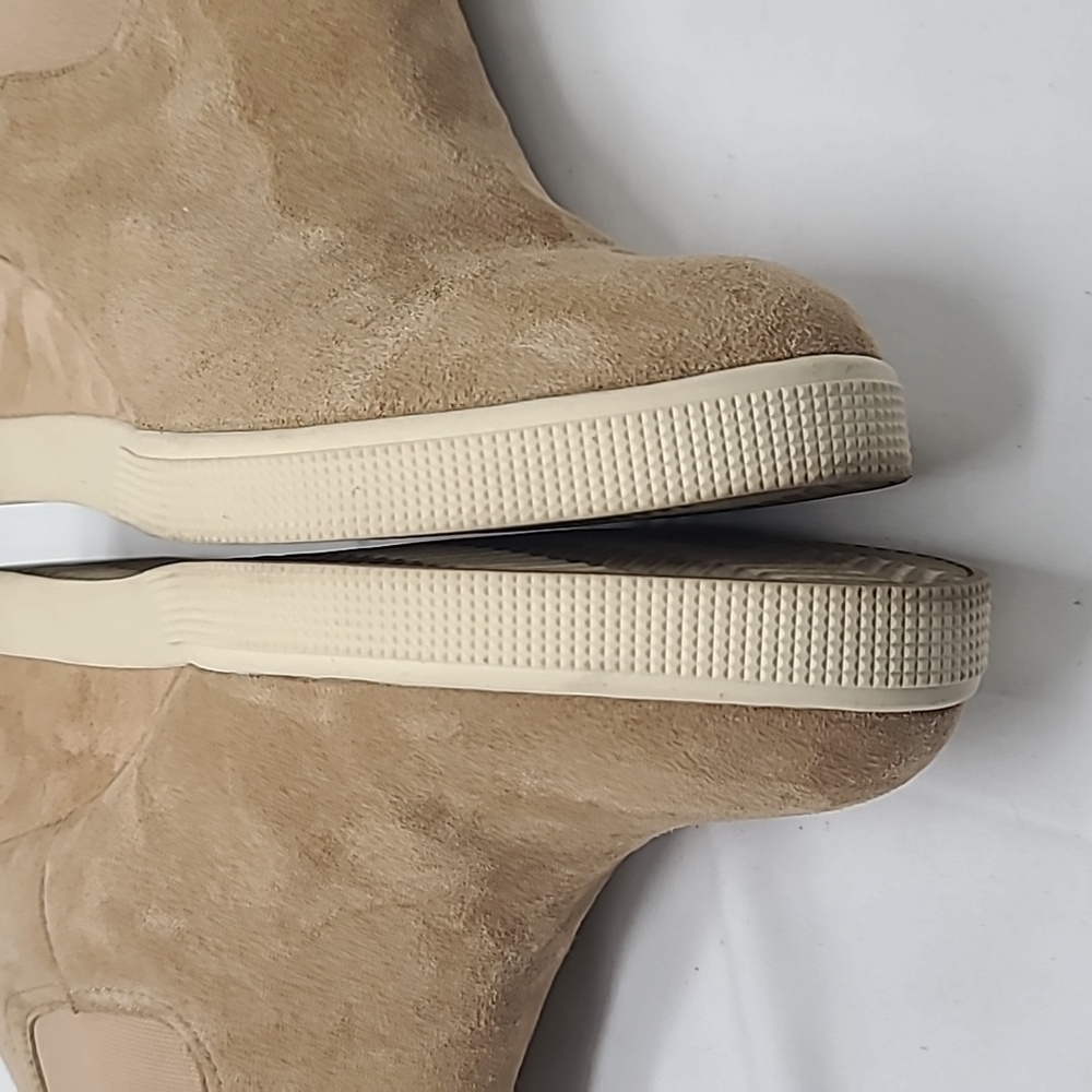 Lauren Ralph Lauren Women's Reade Wedge Booties Light Camel Size 9 - Picture 4 of 7